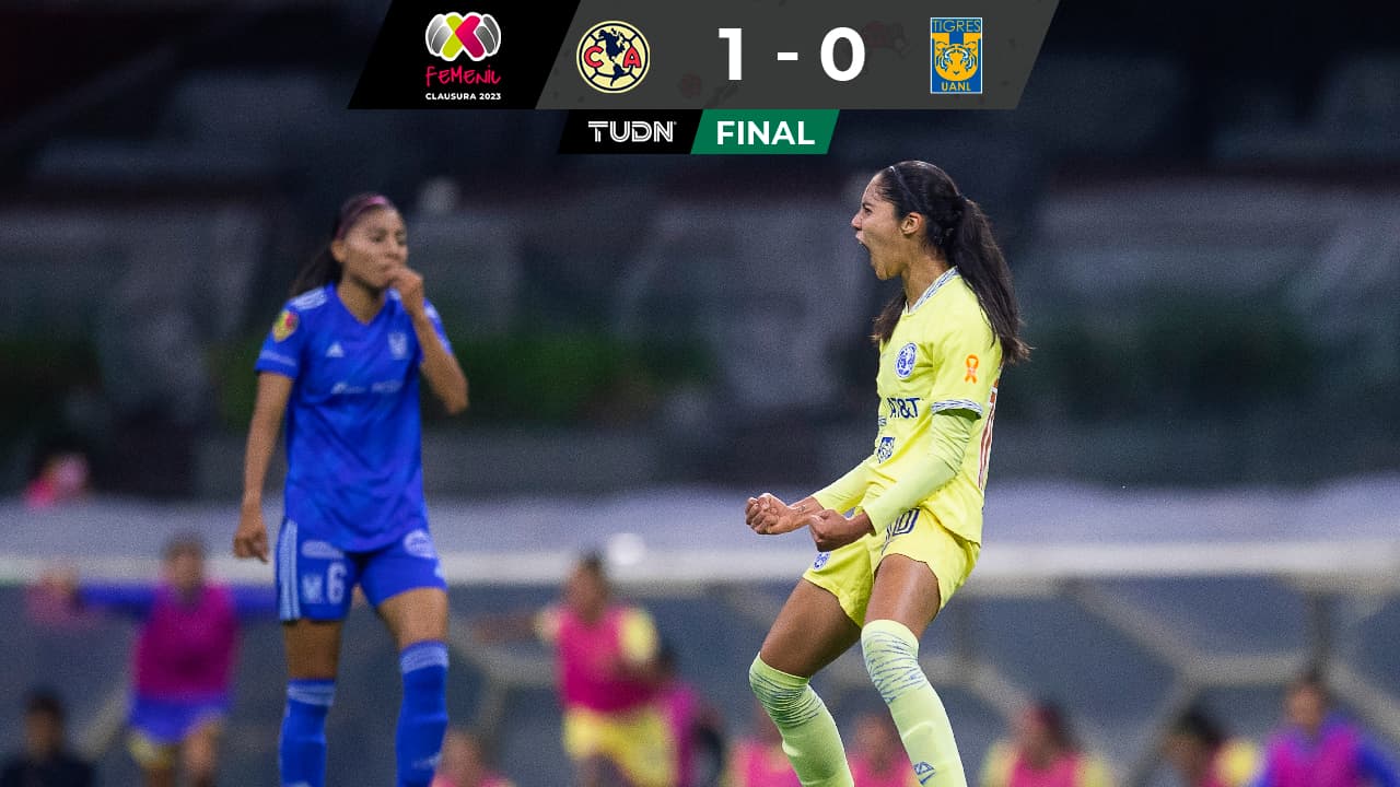 América deja a Tigres con vida en la semifinal de ida de la Liga MX Femenil