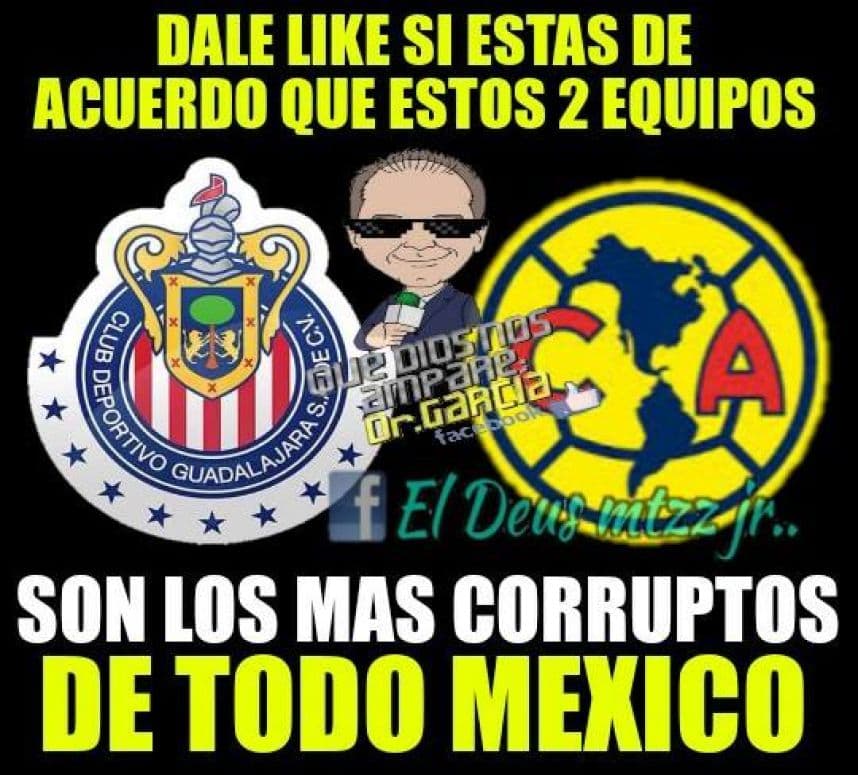 Chivas se llevó el clásico y las burlas para el América no se hicieron esperar en las redes sociales