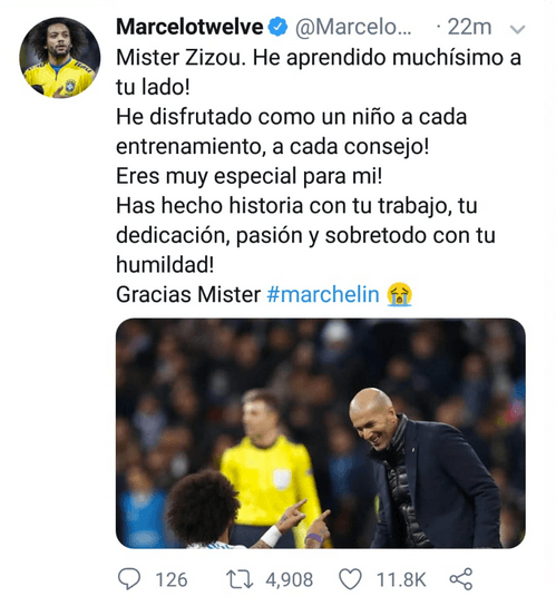 El lateral brasileño Marcelo, figura del Real Madrid y clave con Zidane.