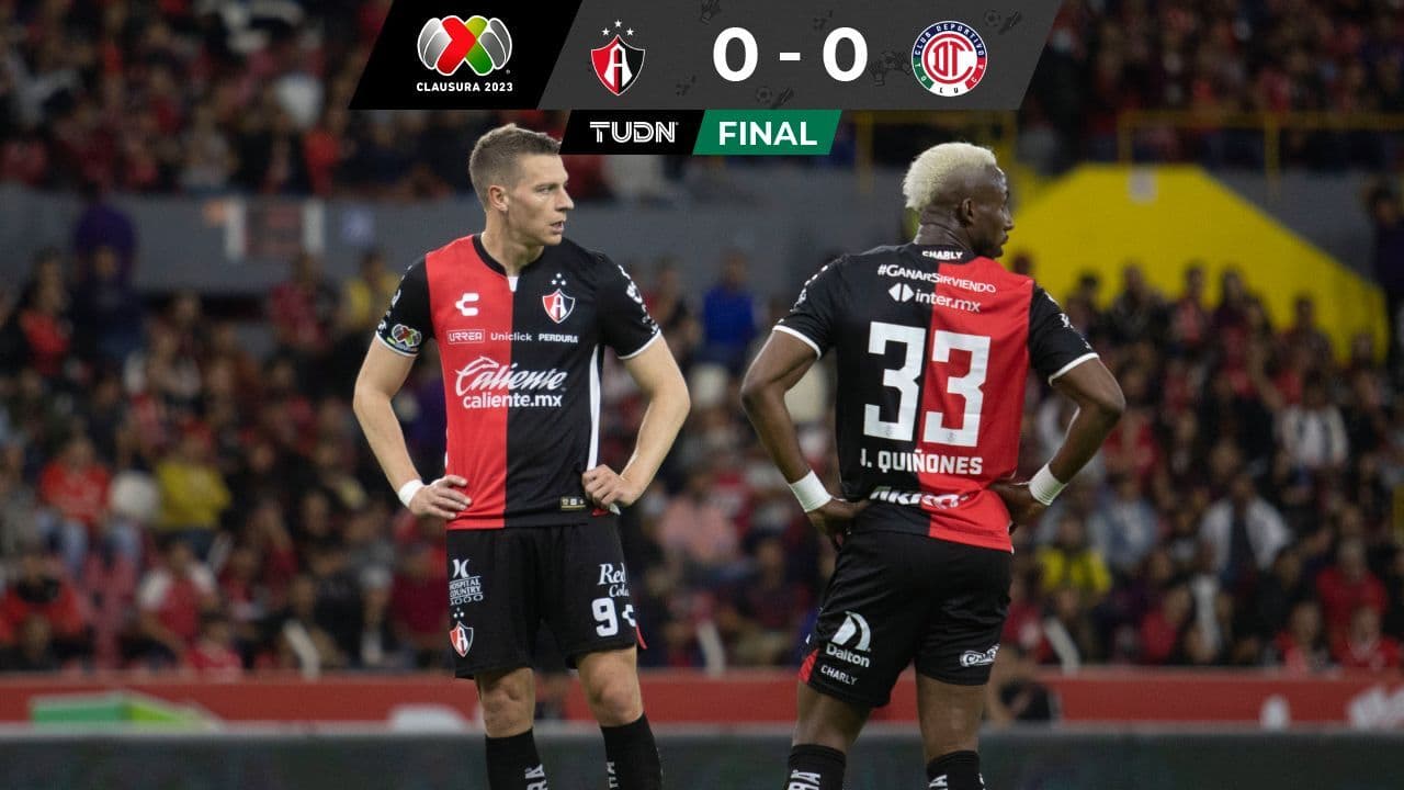 Atlas y Toluca empatan sin goles para mantener su invicto en el Clausura 2023