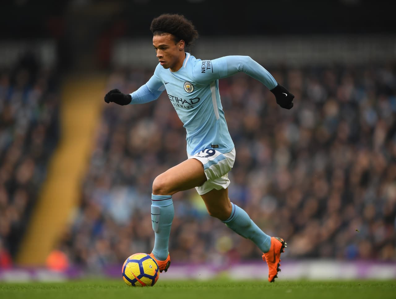 <b>Leroy Sané (Manchester City) - </b>35.04 kilómetros por hora.