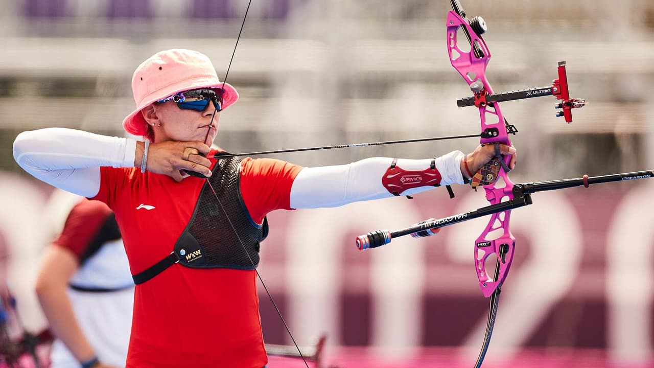 Aida Román es eliminada en 8vos de final de tiro con arco