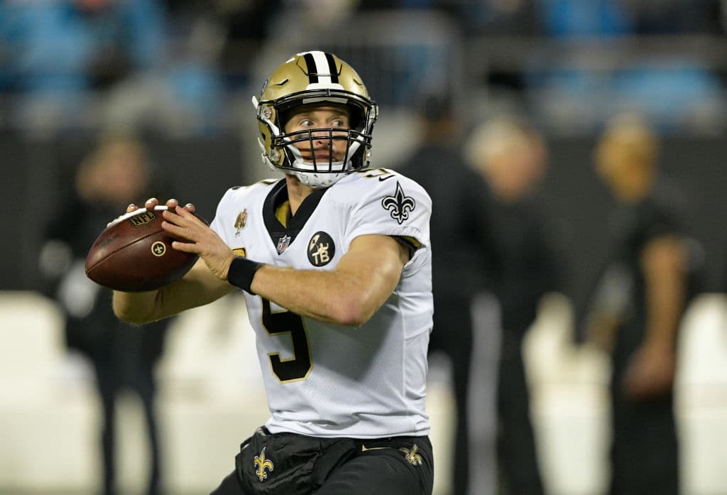 <b>6) Drew Brees (New Orleans Saints)</b>. La última vez que no superó las 4 mil yardas por aire usaba el uniforme de los Chargers. Aunque 2018 fue un año modesto (3992 yds, 32 TD) sigue siendo Drew Brees.