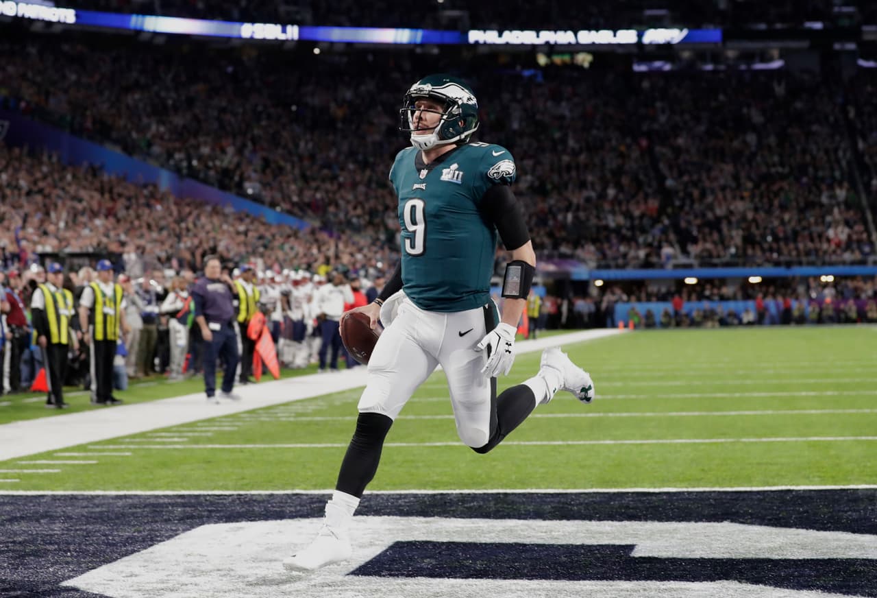 <b>7) LII (2017) Philadelphia 41-33 New England:</b> Pasaron casi 60 años para que los Eagles ganaran un título. Nick Foles fue el MVP e incluso tuvo recepción de touchdown gracias a la 'Philly Special'.