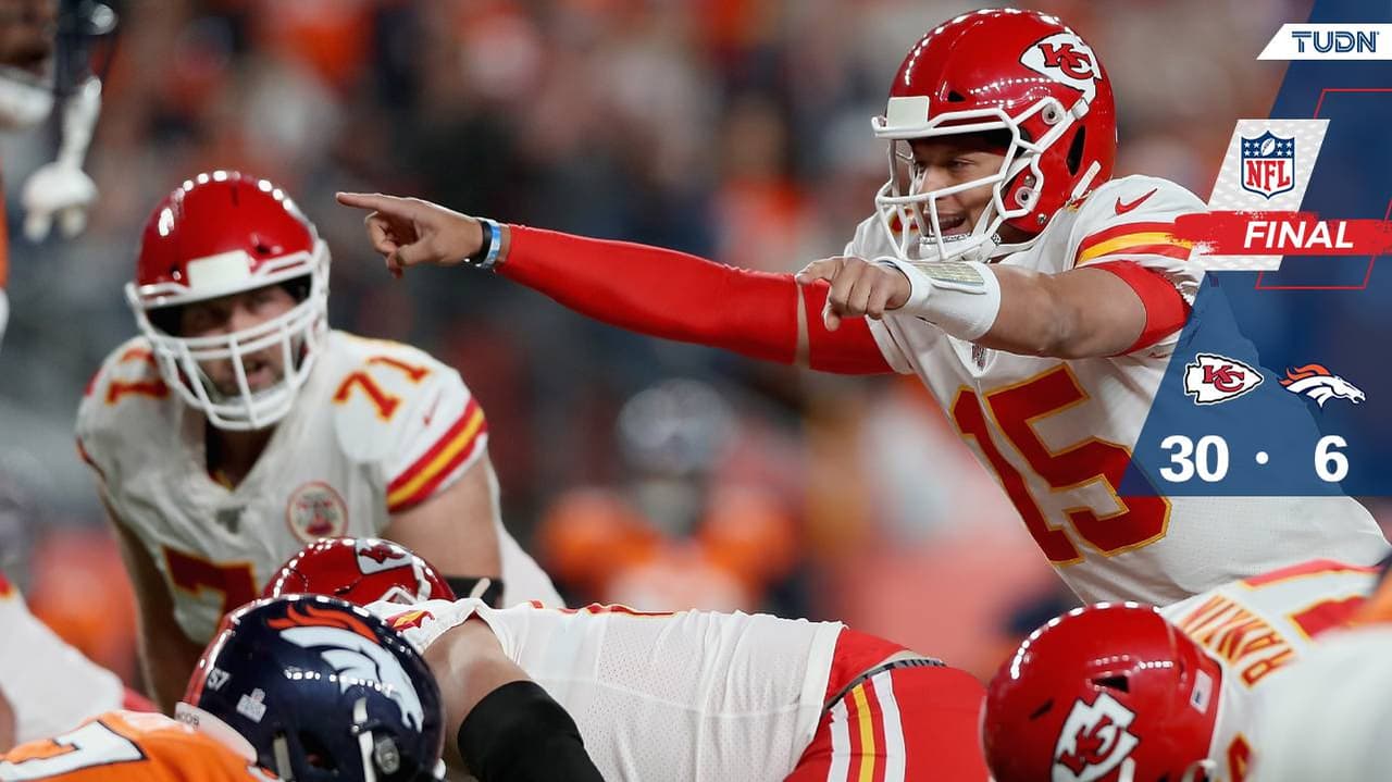 Chiefs pierde a Mahomes, pero doma a los Broncos