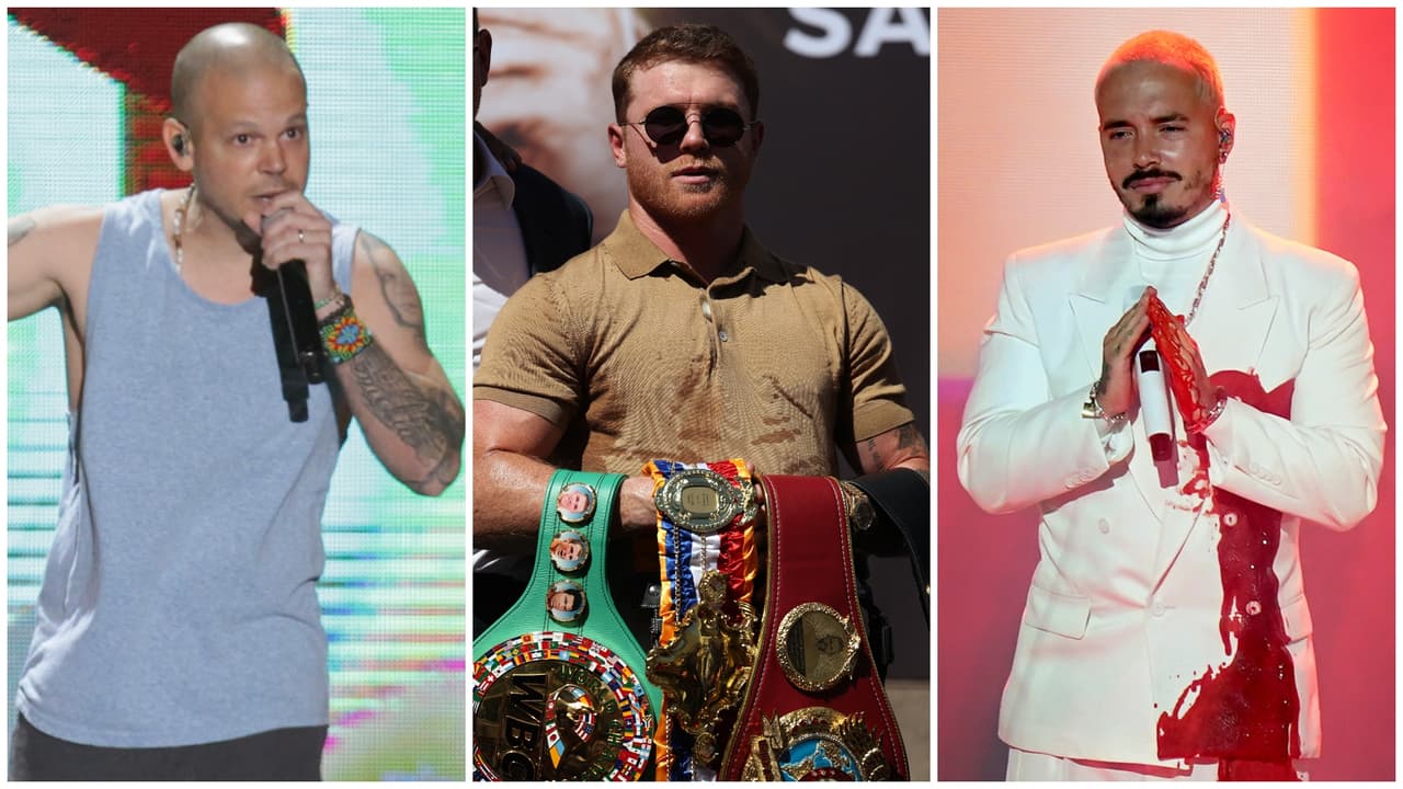 ¡Canelo Álvarez le hace "el paro" a J Balvin con Residente!