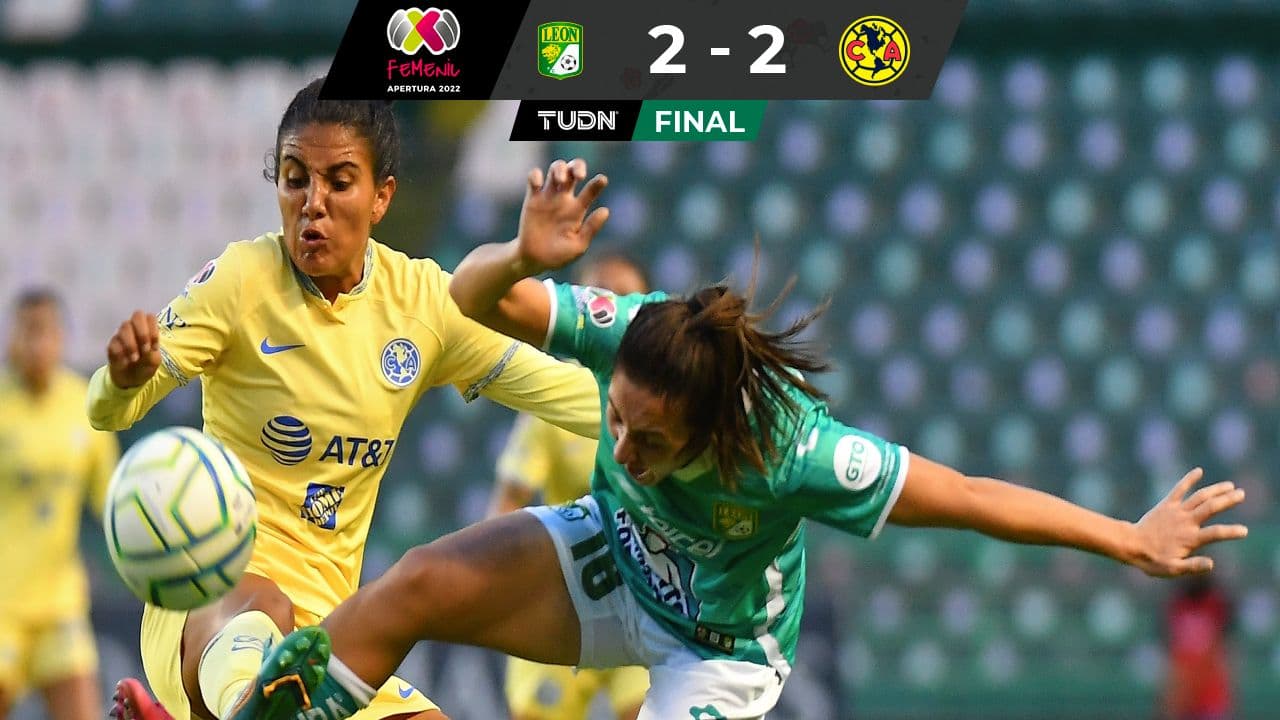 Espectacular remontada del León sobre el América femenil