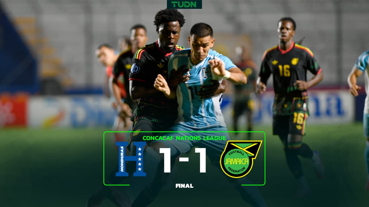 Honduras rescata el empate ante Jamaica y evita el descenso en Concacaf Nations League