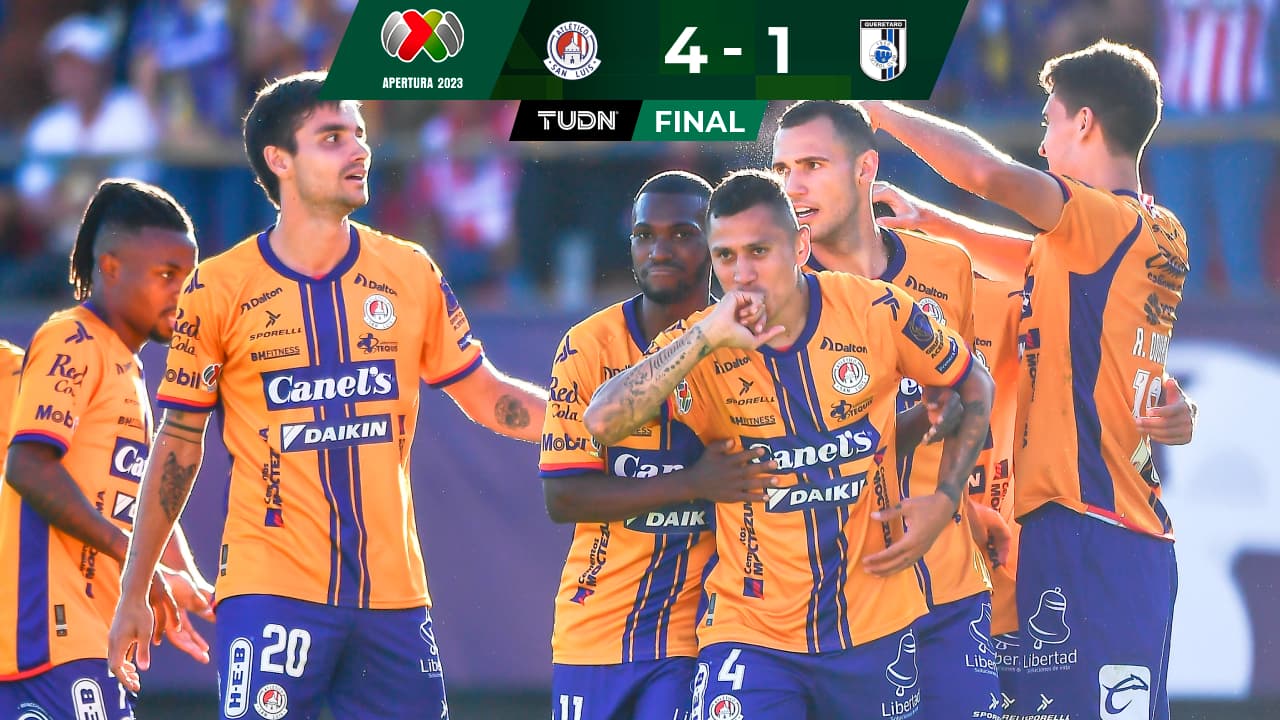 ¡Gol y asistencia! 'Cata' Domínguez comanda goleada del San Luis