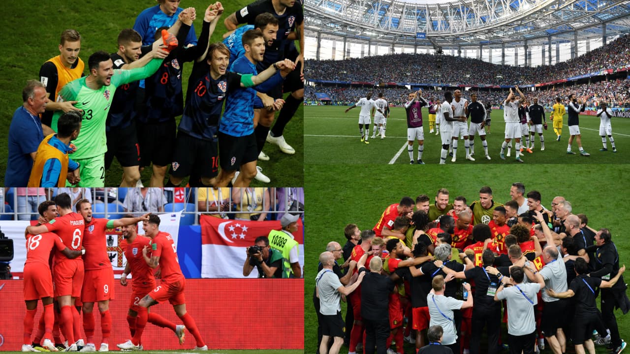 Rusia tendrá las semifinales más inéditas de la historia