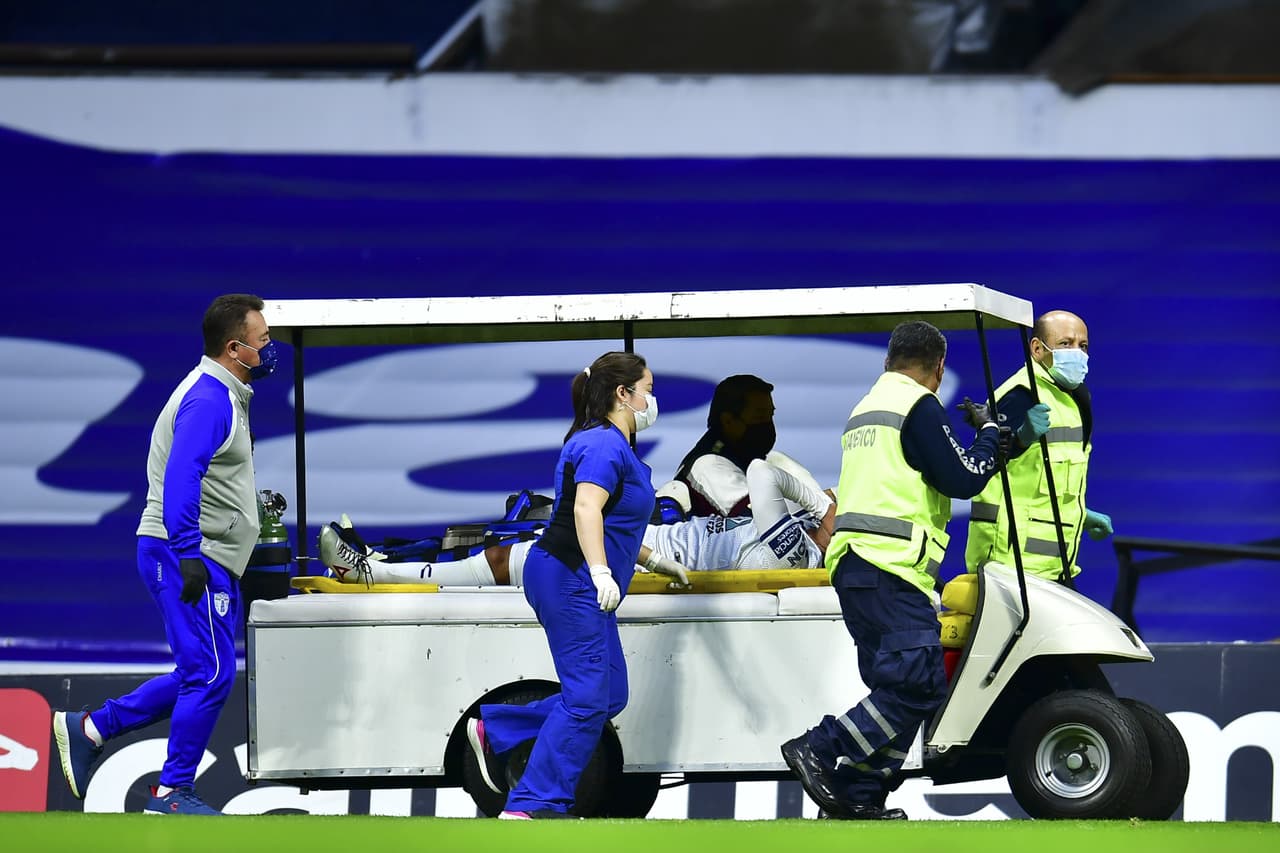 Escalofriante lesión de Jorge Hernández con Pachuca