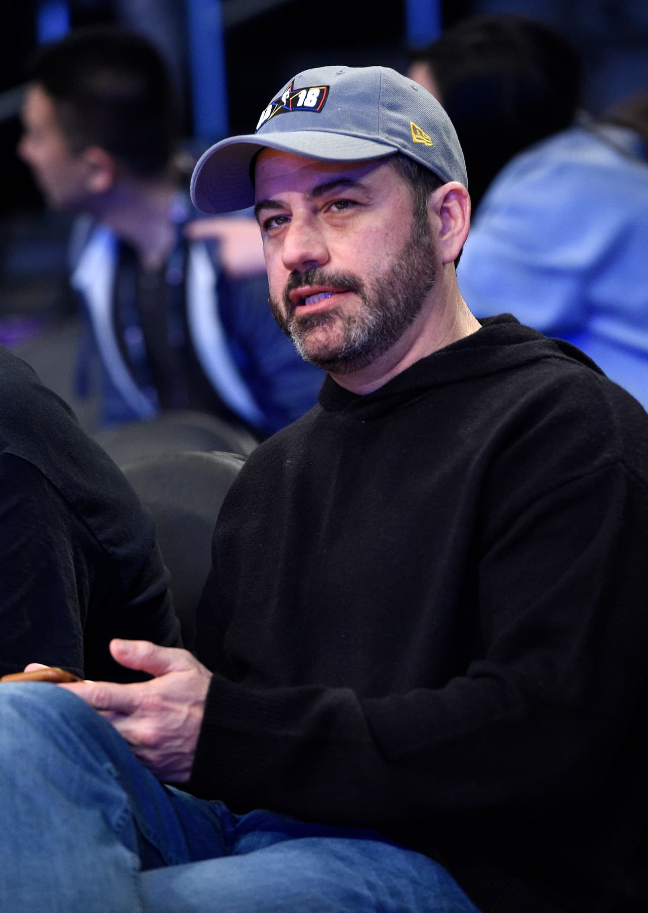 También fue espectador el presentador de televisión Jimmy Kimmel.