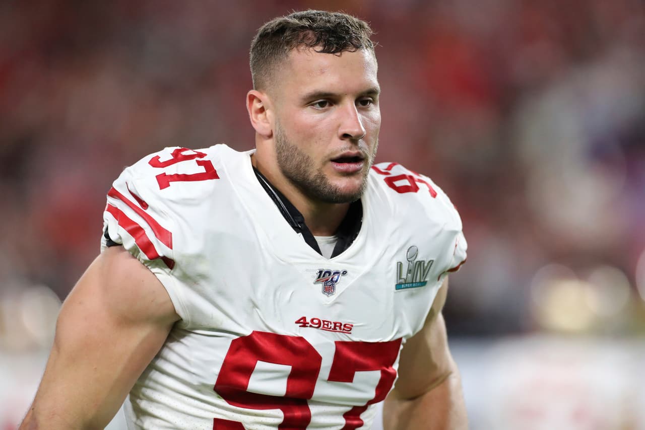 Tras su salida de Ohio State, fue reclutado por los San Francisco 49ers en el Draft de 2019. También participó en el Pro Bowl de 2019.