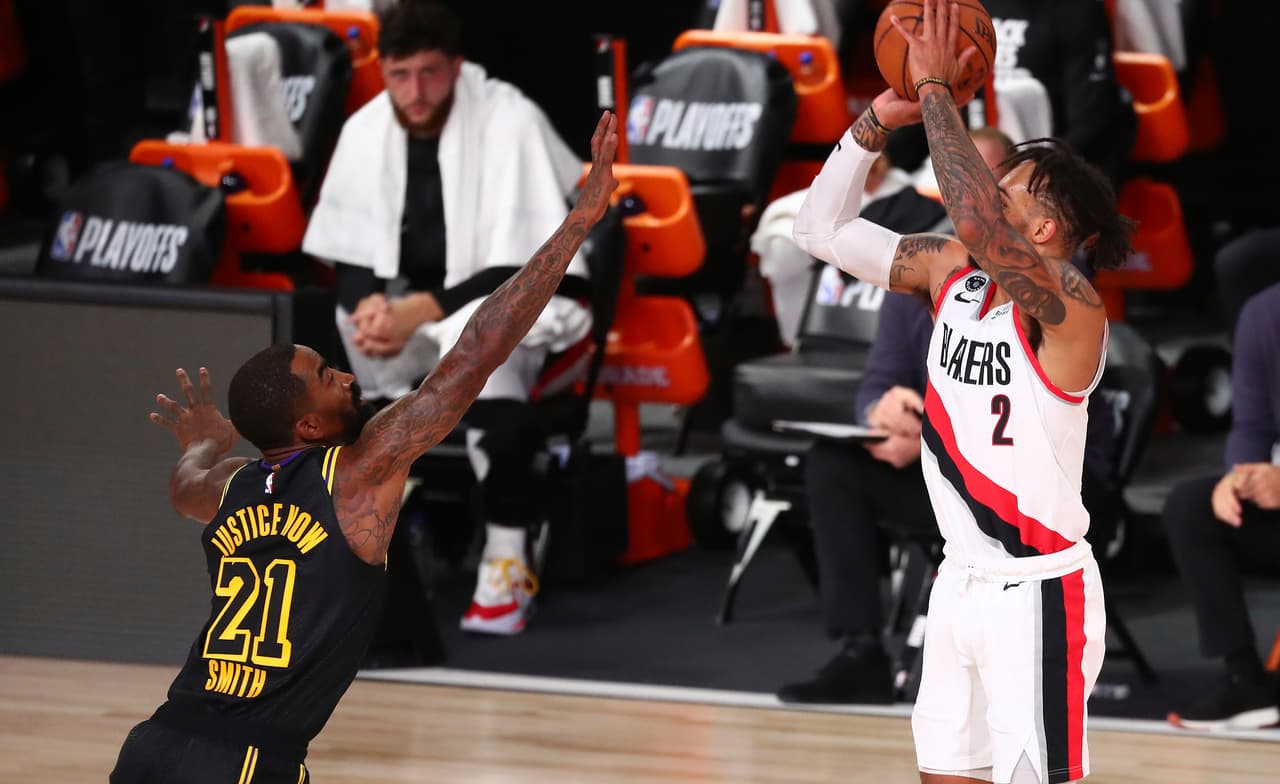 Lebron brilla y Los Angeles Lakers derrotan 135-115 a los Portland Trail Blazers y ponen la serie 3-1 a su favor.