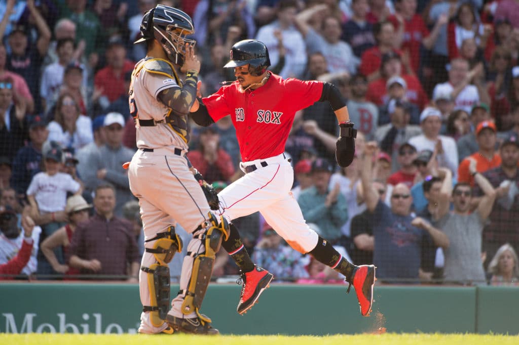 En los spikes de Mookie Betts los Boston Red Sox anotaron la carrera del despegue en la séptima entrada luego de que Bogaerts pegara un doblete profundo al central para marcar la diferencia en el partido, fue la segunda remolcada del partido para Xander.