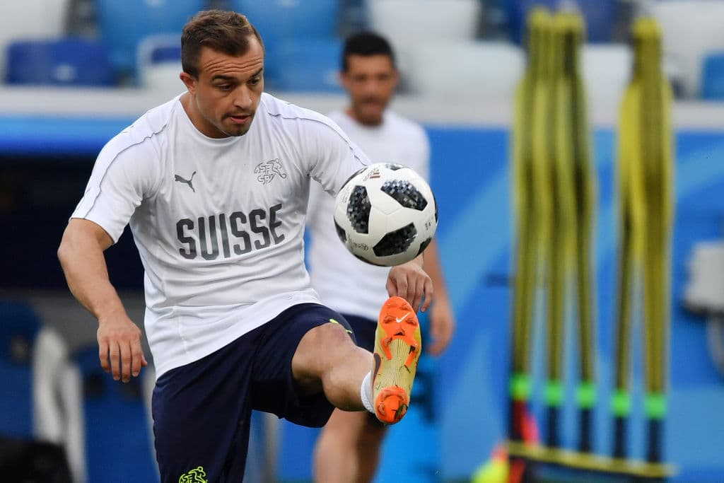 Shaqiri será importante en el duelo de la jornada del miércoles aunque es altamente probable que el técnico Petkovic elija no exponerlo a una lesión y darle minutos limitados en el encuentro.