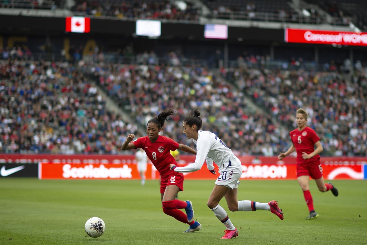 Estados Unidos golea a Canadá 3-0 con goles de Williams, Horan y Rapinoe y se queda con el Preolímpico de Concacaf.
