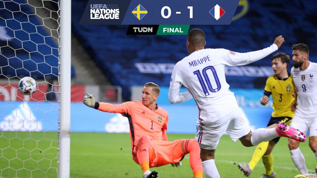 Con golazo de Mbappé, Francia vence a Suecia como visitante