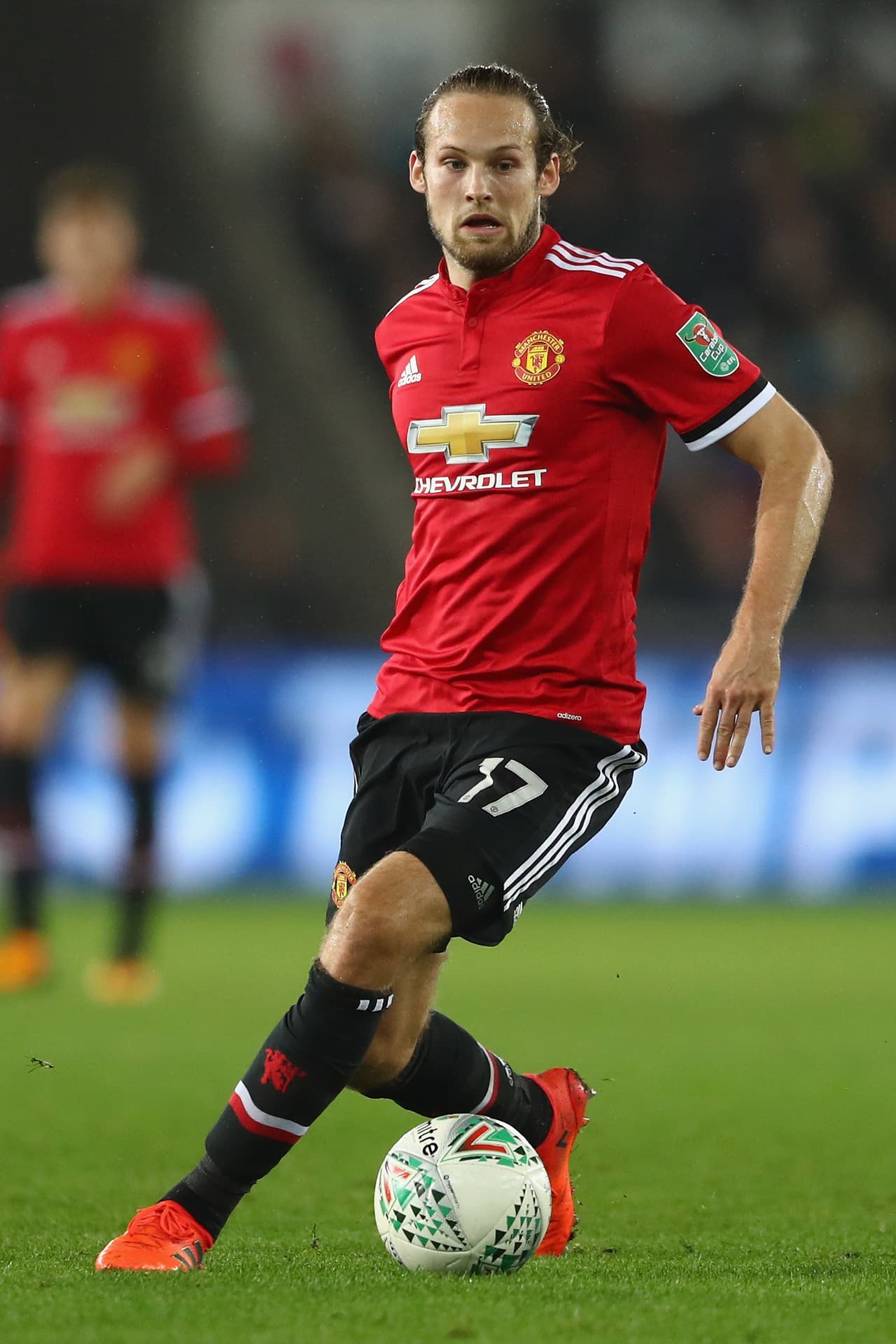 El segundo en la lista es el defensor holandés Daley Blind, quien llegó al equipo en el 2014 desde el Ajax.