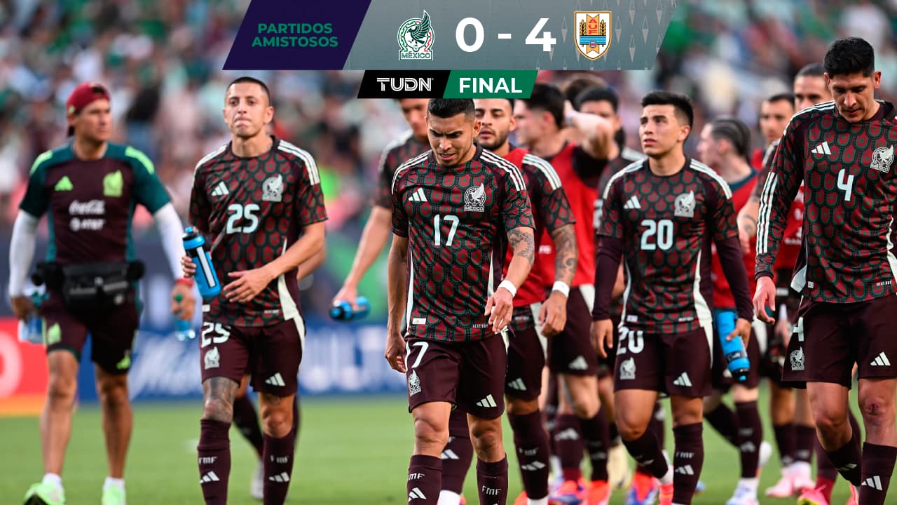 Vaya desastre... Uruguay atropella a México a días de la Copa América