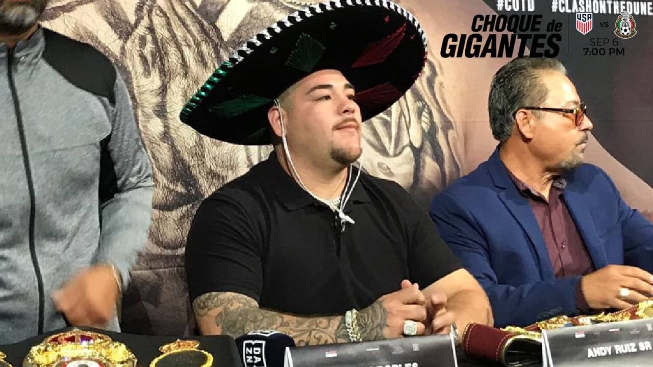 Andy Ruiz Jr: "Vamos a regresar estos cinturones a México"
