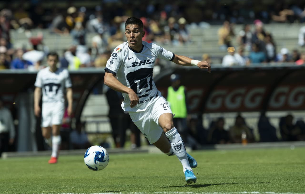 Pumas golea y vence a San Luis 4-0. Con doblete de Carlos Gonzalez, gol de Fabio Álvarez y Juan Ignacio Dinenno, los universitarios se colocan como segundos de la tabla en la Liga MX.