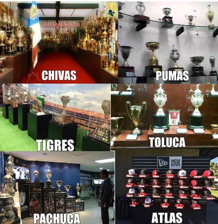 En las redes sociales no faltaron los memes para saber quien es el verdadero campeonísimo del fútbol mexicano. ¿Chivas o América?