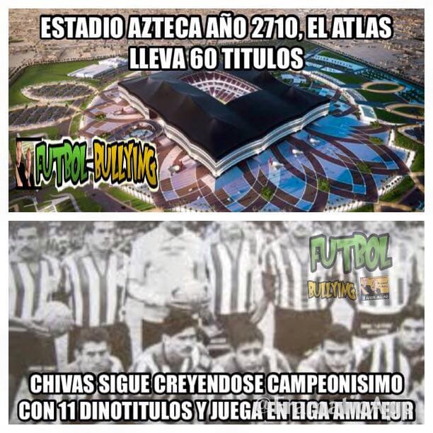 En las redes sociales no faltaron los memes para saber quien es el verdadero campeonísimo del fútbol mexicano. ¿Chivas o América?
