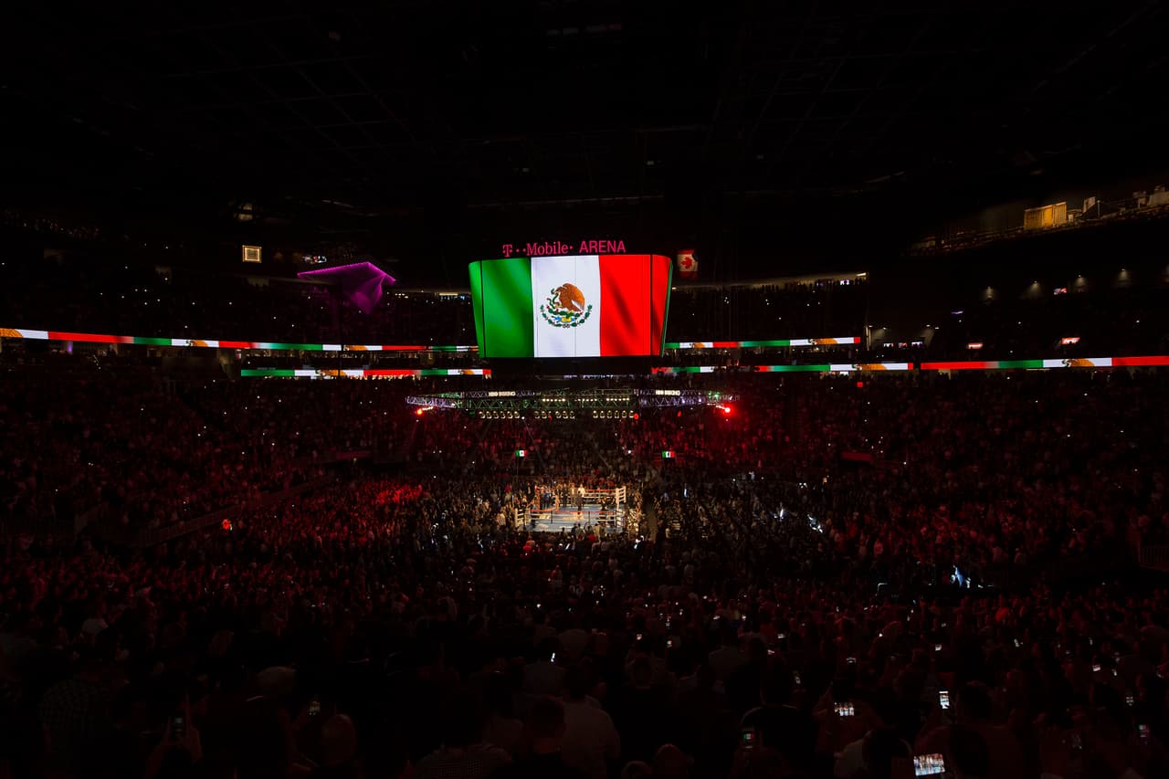 La bandera de México.