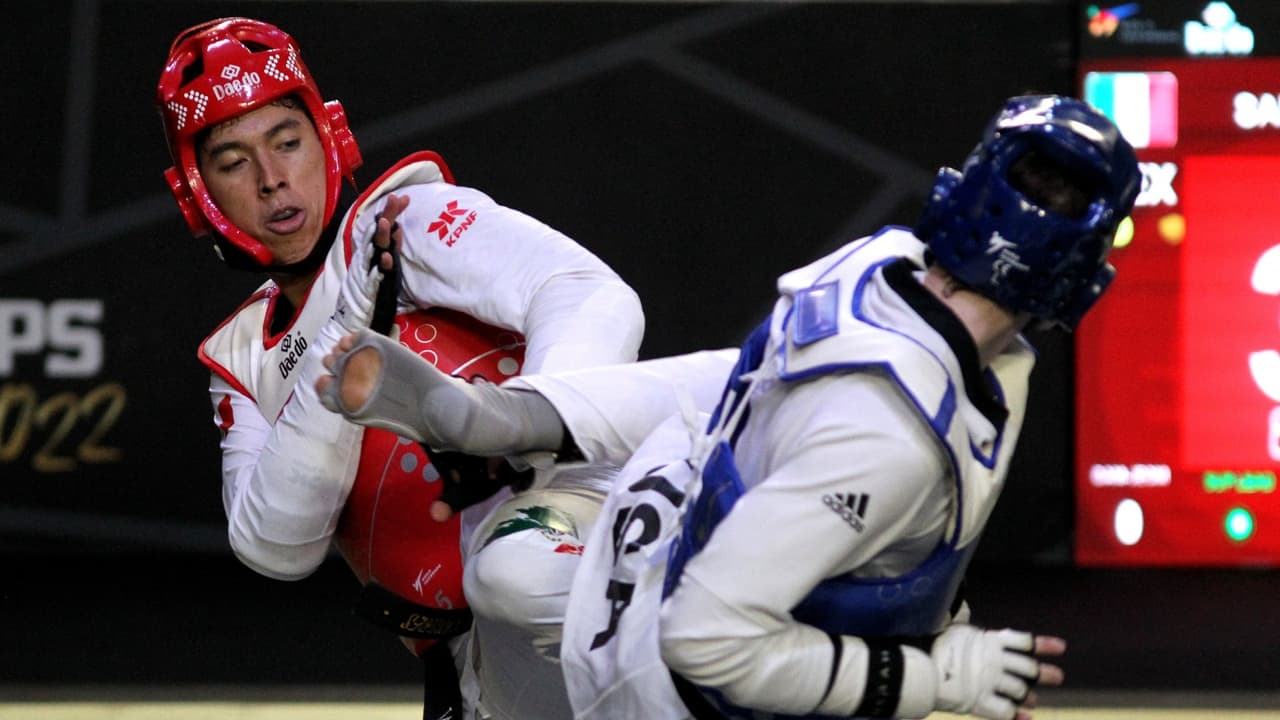 Carlos Sansores le da a México su tercer oro en el Mundial de Taekwondo
