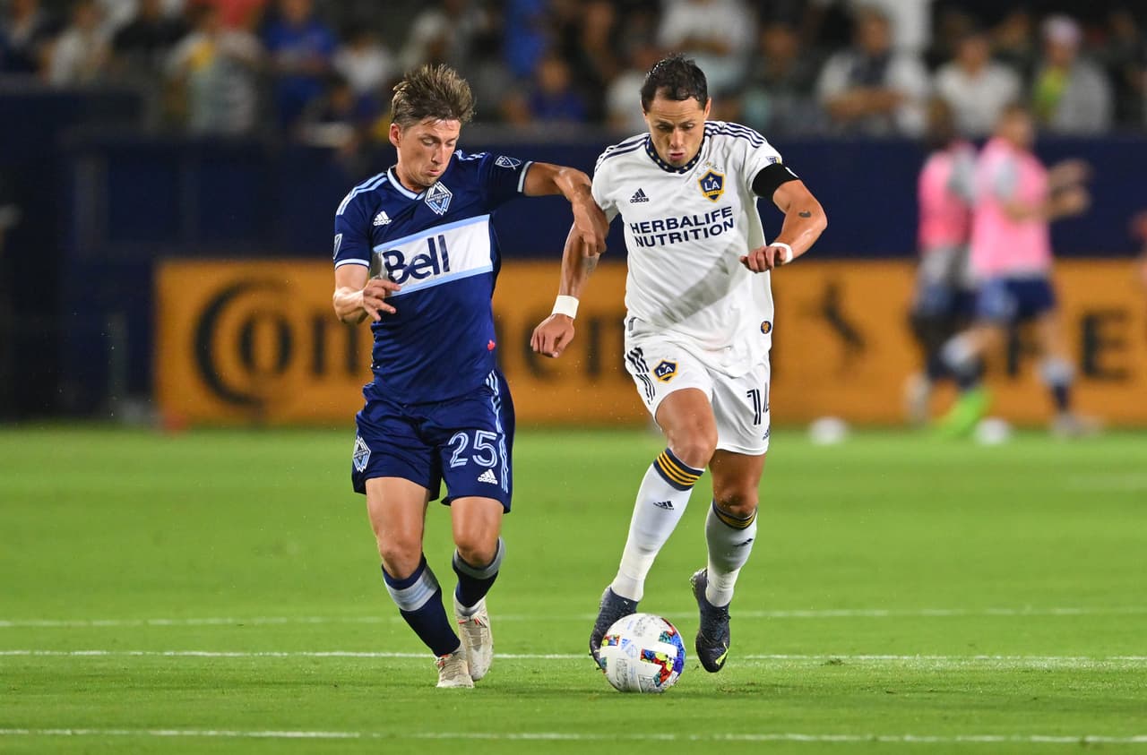 Javier 'Chicharito' Hernández marcó uno de los tantos de 'la Galaxia' frente al equipo canadiense.