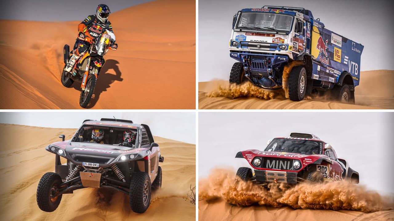 La sexta etapa del Dakar llegó con la fuerza demoledora de las dunas que lastimaron varios motores. Este sábado será el día de descanso para los competidores del rally más demandante del mundo.