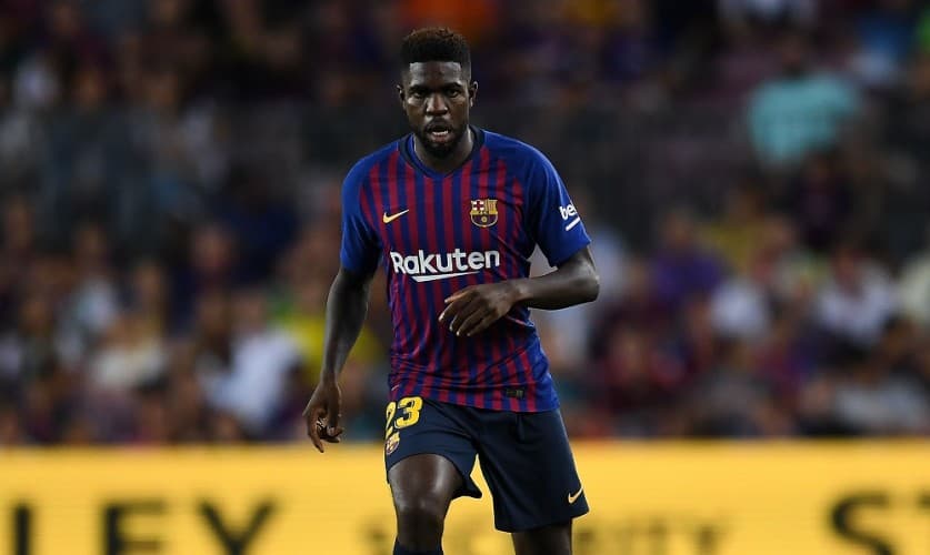 Samuel Umtiti se recuperó y entrenó con el plantel del Barcelona