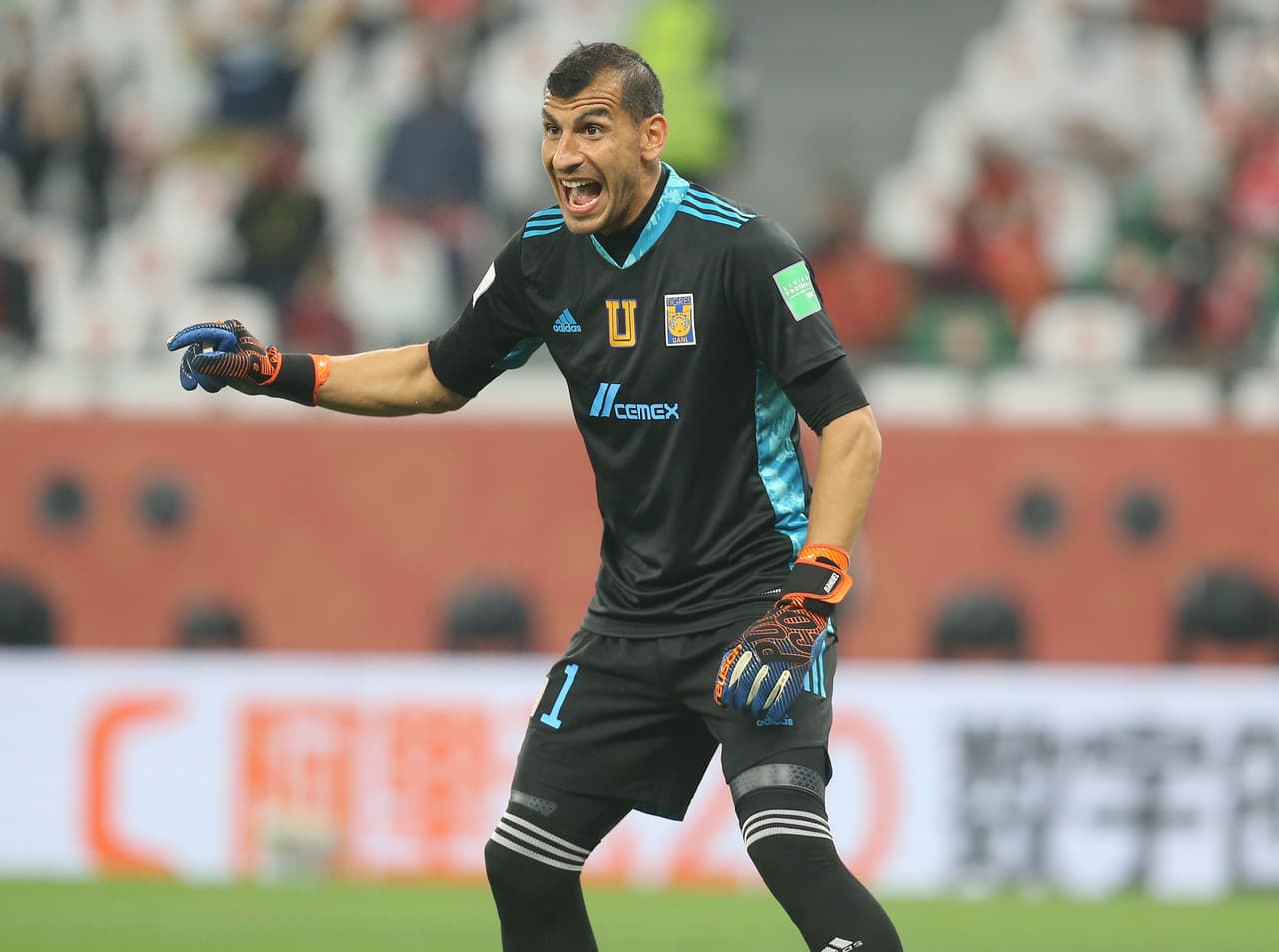 Nahuel Guzman of Tigres during the game FC Bayern Munich (GER) vs Tigres UANL (MEX), corresponding to the FIFA Club World Cup Qatar 2020 Great Final, at the the Education City Stadium on February 11, 2021 in Doha, Qatar.
<br>
<br> Nahuel Guzman de Tigres durante el partido FC Bayern Munich (GER) vs Tigres UANL (MEX), correspondiente a la Gran Final de la Copa Mundial de Clubes de la FIFA Catar 2020, en el Estadio Ciudad de la Educacion el 11 de febrero de 2021 en Doha, Qatar.