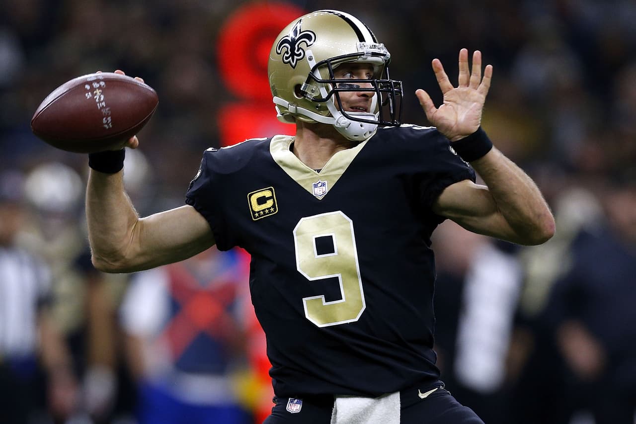 Drew Brees estuvo a su nivel habitual tras completar 25 de 34 envíos para 269 yardas con un pase de anotación.