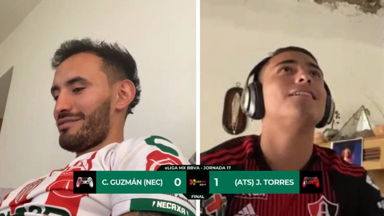 Carlos Guzmán cayó por la mínima ante Jairo Torres y por el momento los rojinegros son octavos en la tabla general del futbol virtual.