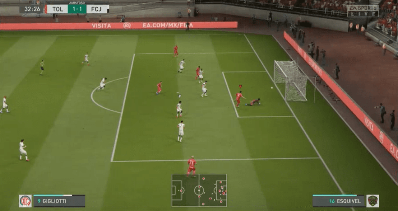 Diego Rosales venció a Marco Canaales en un divertido partido de eLiga MX.