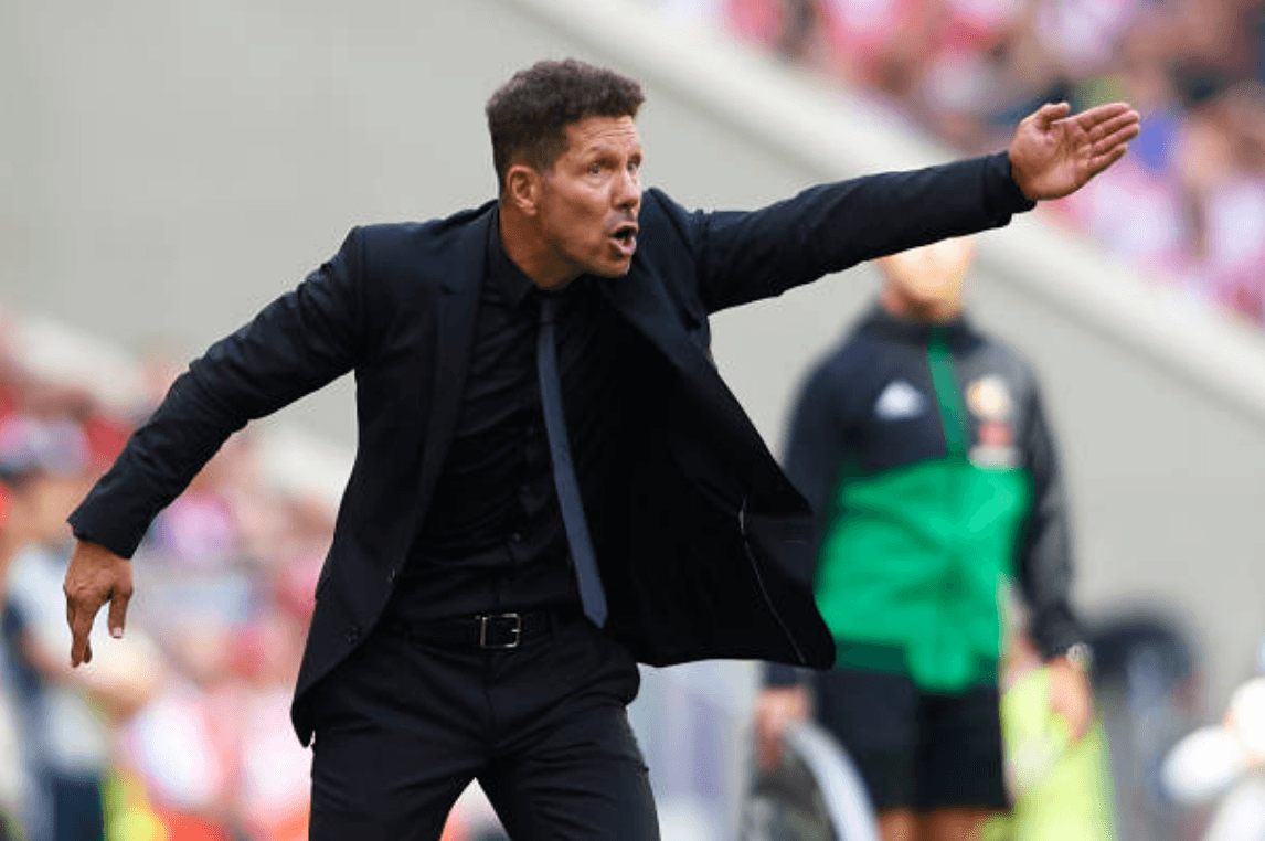 Simeone pide calma ante el pobre arranque del Atlético de Madrid