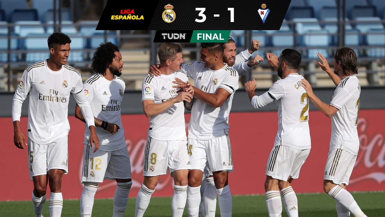 ¡Potencia merengue! Real Madrid fue contundente ante el Eibar