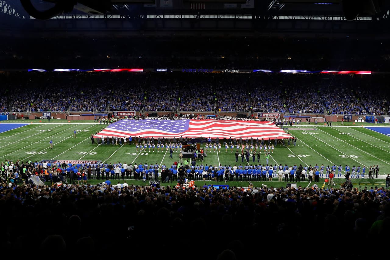 La actividad comenzó a mediodía en Detroit con el encuentro entre Lions y Vikings en un pletórico Ford Field.