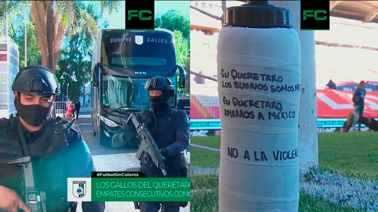 Washington Aguerre tapiza su cilindro con mensaje ante la violencia