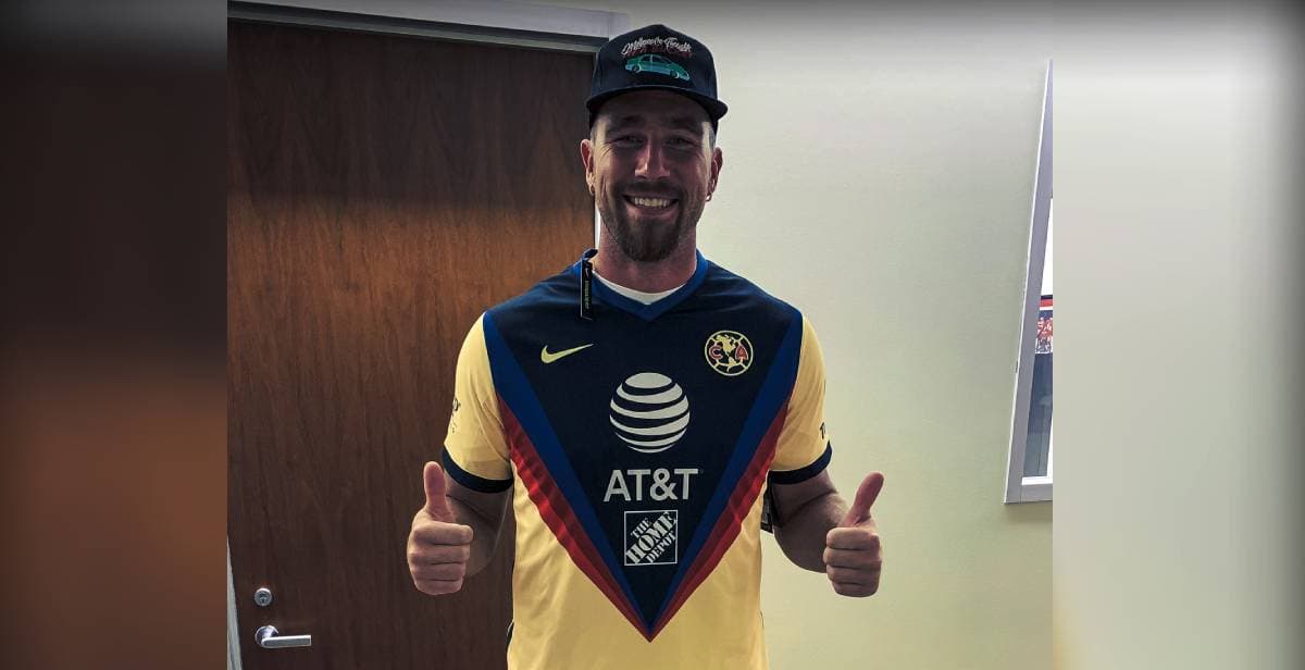 Travis Kelce presume su americanismo previo al Clásico Nacional