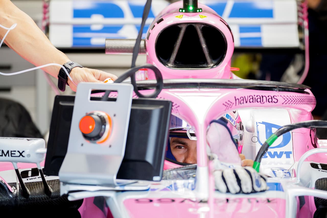 Entre tanto, el mexicano Sergio 'Checo' Pérez partirá décimo. Su mejor vuelta clasificatoria fue de 1:12:774.