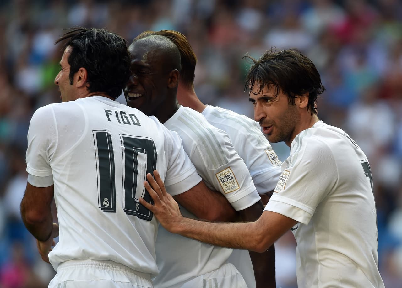 Raúl lideró leyendas del Madrid ante Ajax