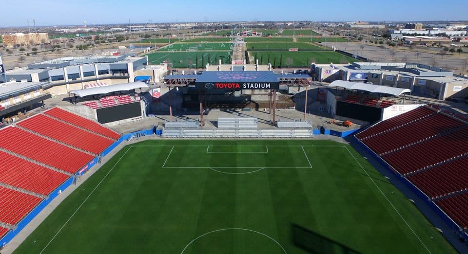 El estadio -inaugurado en 2005 y renovado en 2018- es parte de un extenso complejo deportivo dedicado a la formación de jóvenes talentos.