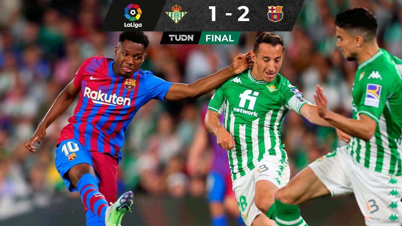 Barcelona asegura Champions a costa del Betis con Guardado