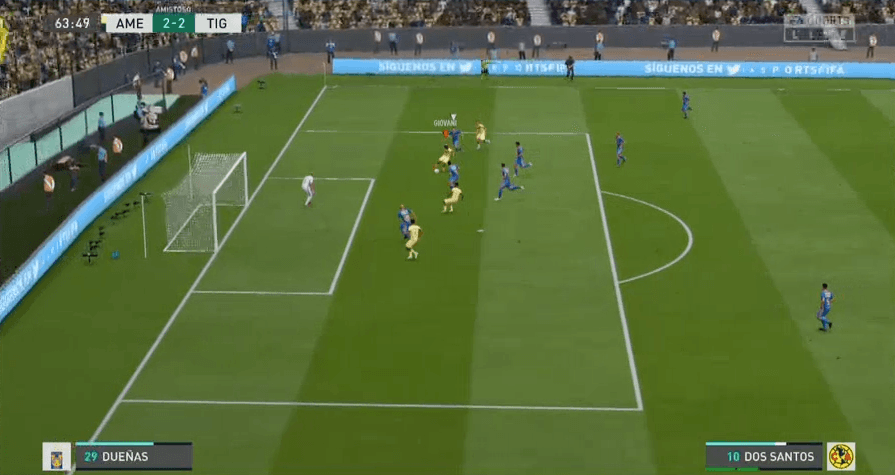 Nahuel Guzmán perdío 3-2 ante el América de Gio dos Santos que suma los primeros tres puntos en el torneo virtual de la eLiga MX.