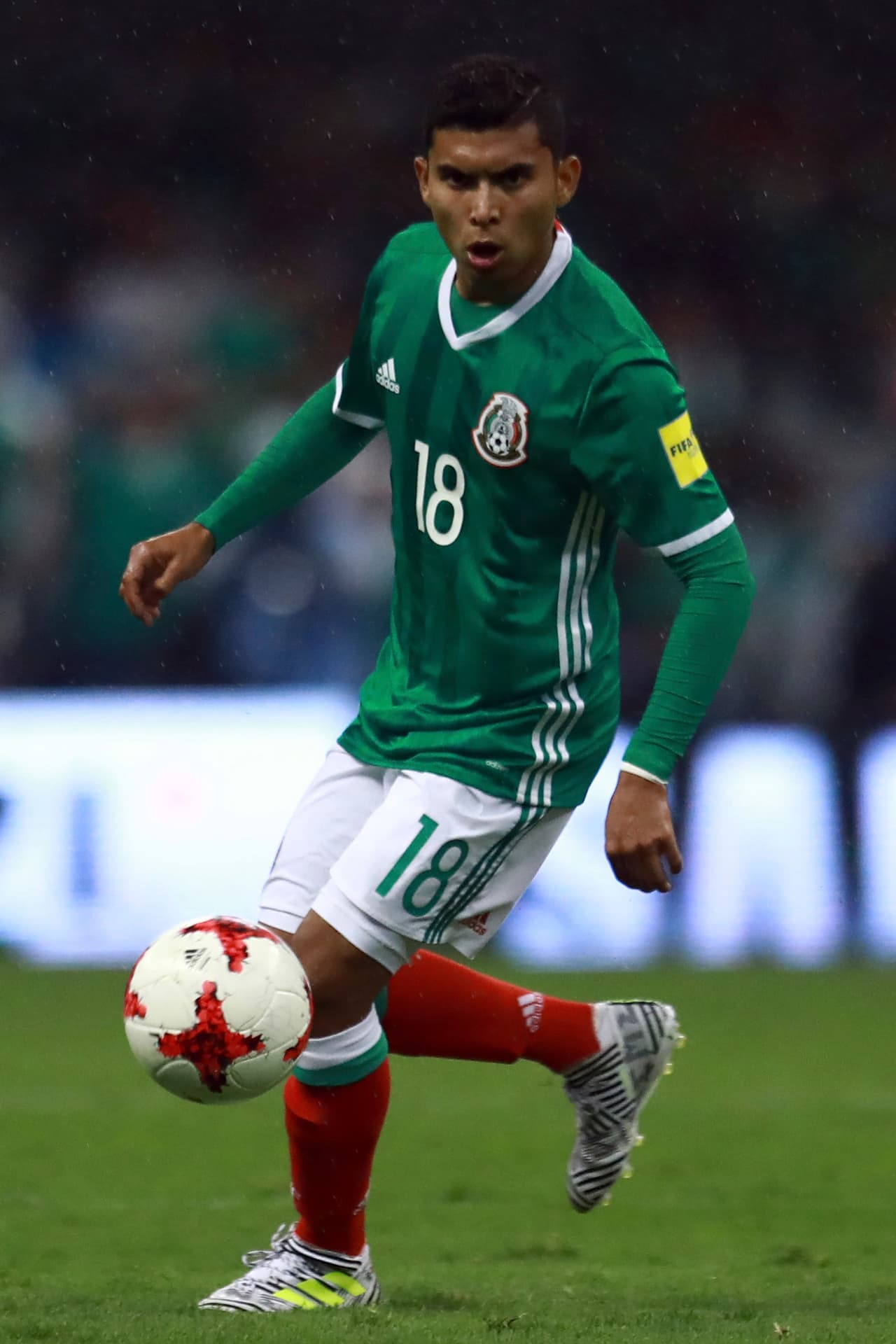 Orbelín Pineda ingresó al minuto 77 por Jonathan Dos Santos y no tiene calificación por los pocos minutos jugados.