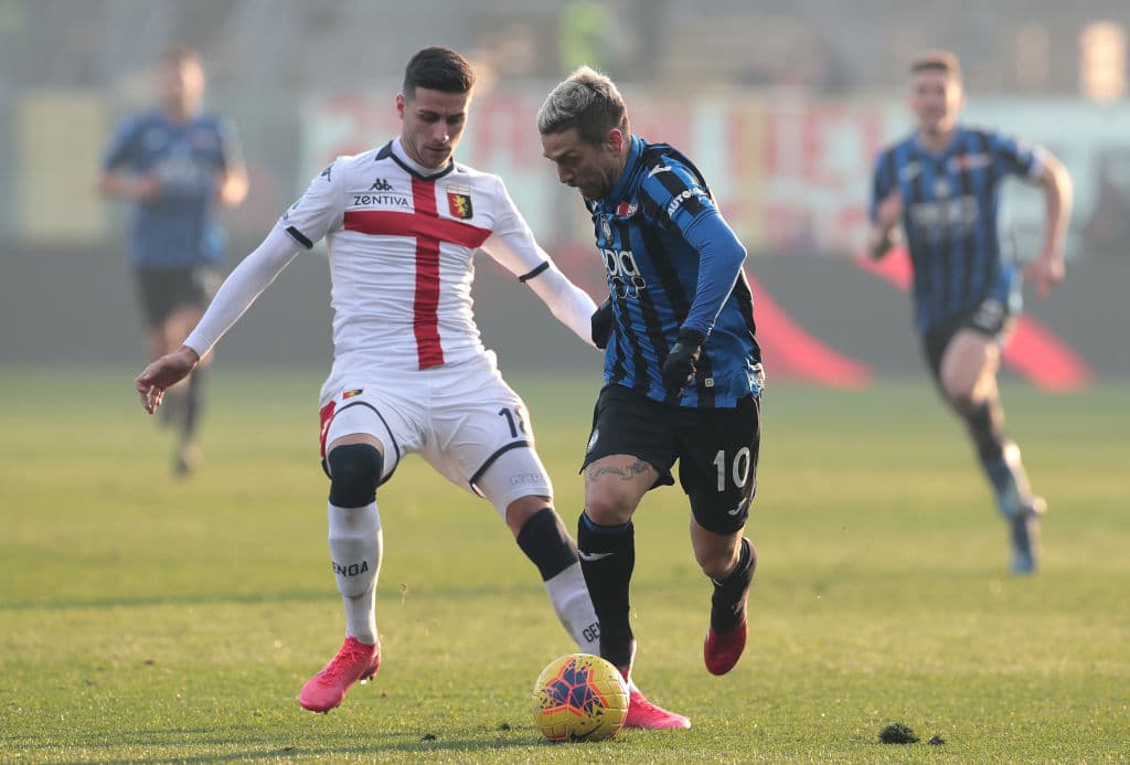 El Atalanta y el Genoa empataron a dos tantos.