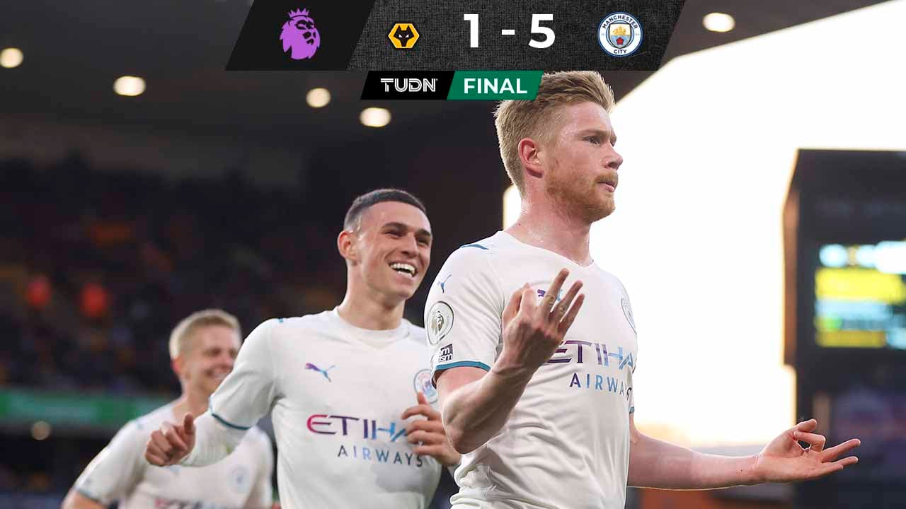 Manchester City golea a Wolves pese a buen juego de Raúl Jiménez